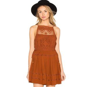 NWT Free People Womens Emily Lace Shift Dress